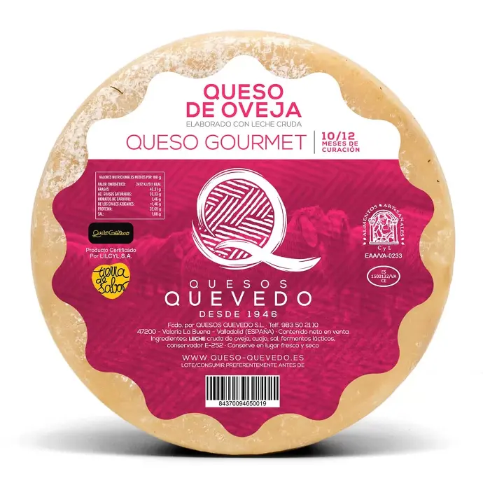 Queso Oveja Añejo Gourmet Quevedo