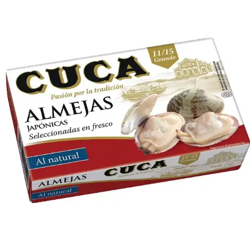 [002315] Almejas Al Natural 125G - Conserva CUCA